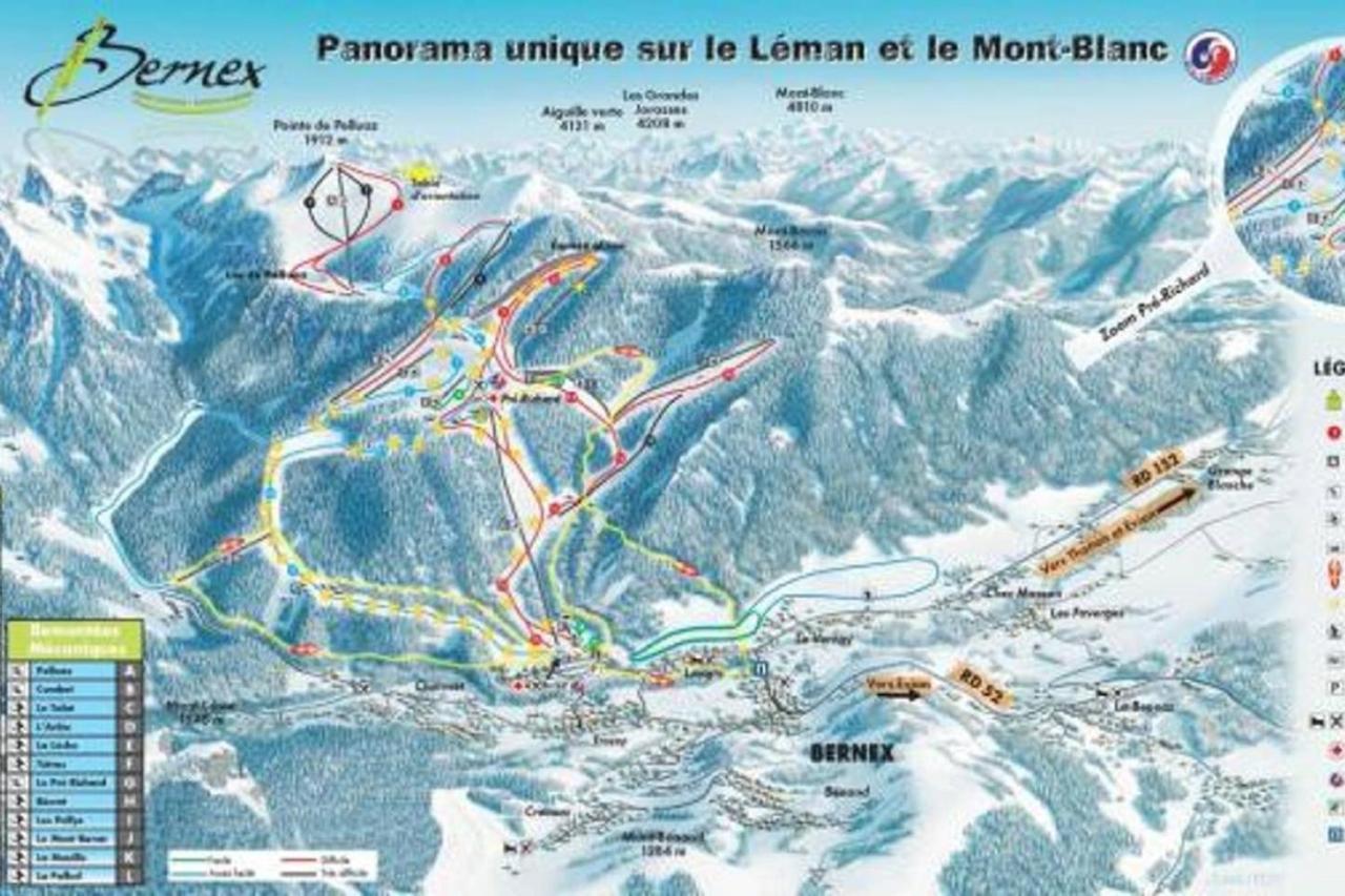 Le 67,Ski Et Randonnee,Lave Linge,Seche Linge,Parking Bernex Buitenkant foto