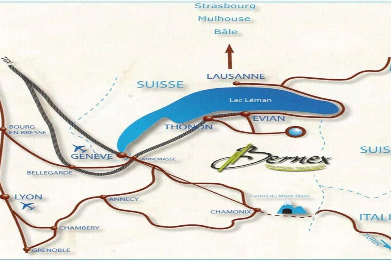 Le 67,Ski Et Randonnee,Lave Linge,Seche Linge,Parking Bernex Buitenkant foto
